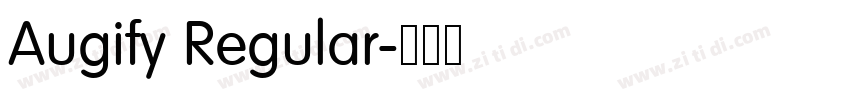 Augify Regular字体转换